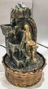 Saibaba Water Fountain Pacific Giftware Sacred Hindu Goddes Saibaba