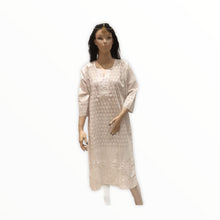 Load image into Gallery viewer, Women&#39;s Cotton Embroidered Kurta Kurti