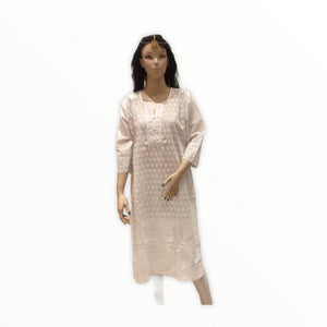 Women's Cotton Embroidered Kurta Kurti
