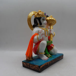 Lord Hanuman Statue,Bajarang bali,Sarangpur Hanuman White