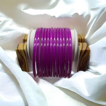 Load image into Gallery viewer, Indian Glass Bangles Bracelet For Women Indian Bangle Set Of 12
