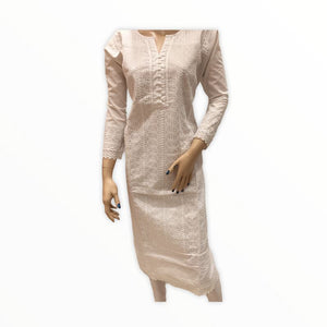Women's Cotton Embroidered Kurta Kurti