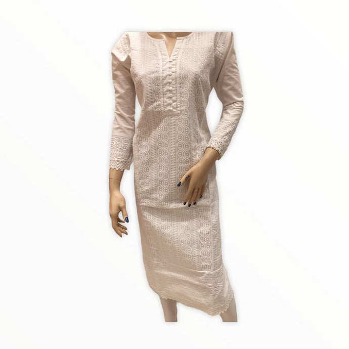 Women's Cotton Embroidered Kurta Kurti