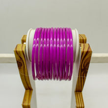 Load image into Gallery viewer, Indian Glass Bangles Bracelet For Women Indian Bangle Set Of 12