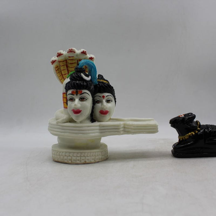Shivling,Shiva Ling,Shiv Lingum,Shankar shivling with Black Nandi White