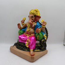 Load image into Gallery viewer, Ganesh Ganesha Ganpati Ganapati Hindu God Hindu God Ganesh fiber idolMulti Color