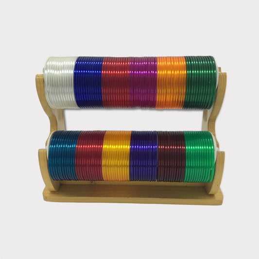 Colourful plastic Bangle Collection Modern Style Pretty Attractive Look Textured Colour Wrist Filler Indian Bollywood Thin Designer Jewellery Bracelets for Women. Set of 12.