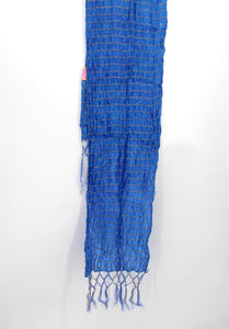 Men's Silk Crush Dupatta - Stole Chunni For Sherwani - Non Stretch size 26 x 250 cm - Stretched size 44 x 250 cm