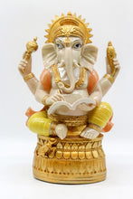 Load image into Gallery viewer, Indian Fiber Lord Ganesha Statue for Home &amp; office decor, temple, diwali Pooja