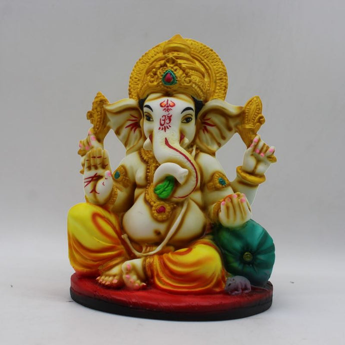Indian Lord Ganesha Statue for Home & office decor, temple, diwali Pooja,Sitting statue of lord Ganesha