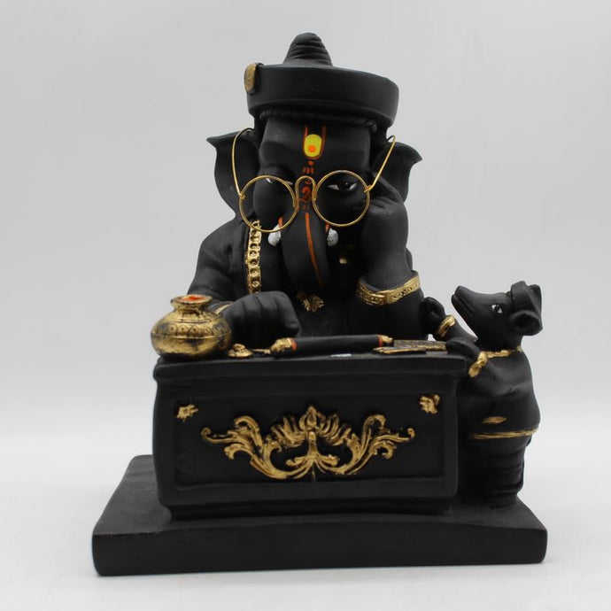 Indian Lord Ganesha Statue for Home & office decor, temple, diwali Pooja,Sitting statue of lord Ganesha
