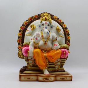 Indian Lord Ganesha Statue for Home & office decor, temple, diwali Pooja,Sitting statue of lord Ganesha