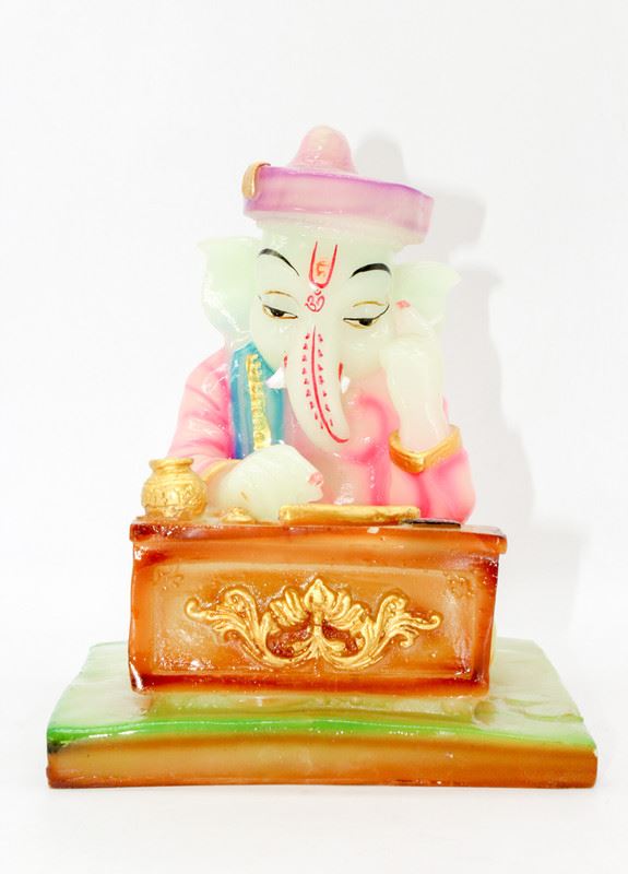 Indian Fiber Lord Ganesha Statue for Home & office decor, temple, diwali Pooja
