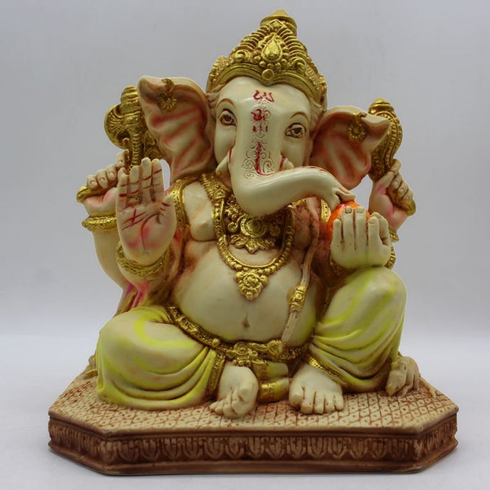 Indian Lord Ganesha Statue for Home & office decor, temple, diwali Pooja,Sitting statue of lord Ganesha
