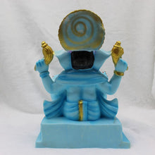 Load image into Gallery viewer, Ganesh Ganesha Ganpati Ganapati Hindu God Hindu God Ganesh fiber idol Blue