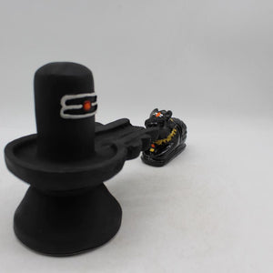 Shivling,Shiva Ling,Shiv Lingum,Shankar shivling with Black Nandi Black