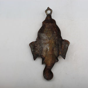 Lord Ganesha Wall Hanging -For Home Decor, Housewarming Gift, Hindu God of Luck..Metal Lord Ganesha Frame Wall Hanging Showpiece