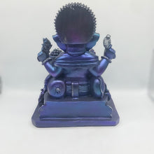 Load image into Gallery viewer, Ganesh Ganesha Ganpati Ganapati Hindu God Hindu God Ganesh fiber idol Dark Purple