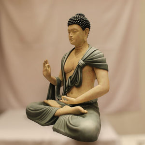 Buddha Sitting Medium,showpiece Decorative,Buddha Statue God GiftGrey
