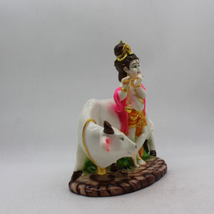 Lord Krishna , Kanha, bal gopal Statue for Home & office decor, temple, diwali Pooja White