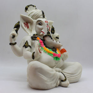 Indian Lord Ganesha Statue for Home & office decor, temple, diwali Pooja,Sitting statue of lord Ganesha