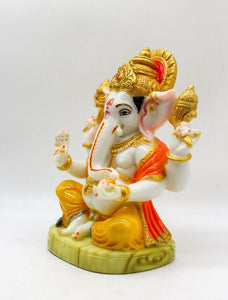 Indian Fiber Lord Ganesha Statue for Home & office decor, temple, diwali Pooja