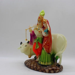 Indian Fiber Lord Radha Krishna Statue for Home & office decor, temple, diwali Pooja