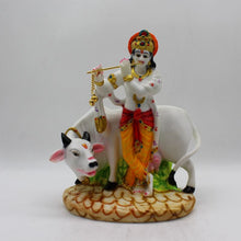 Load image into Gallery viewer, Indian Fiber Lord Krishna Statue for Home &amp; office decor, temple, diwali Pooja