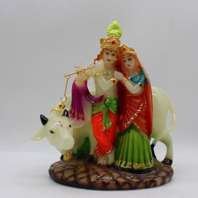 Indian Fiber Lord Radha Krishna Statue for Home & office decor, temple, diwali Pooja