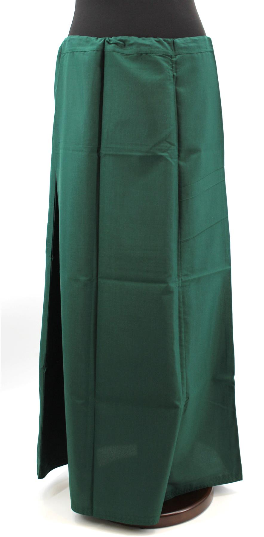 Women's Cotton Indian Readymade Petticoats Inskirt / under skirt Saree Petticoats - Regular Size