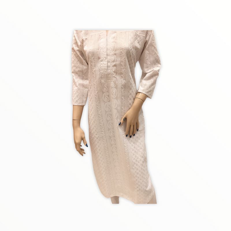 Women's Cotton Embroidered Kurta Kurti