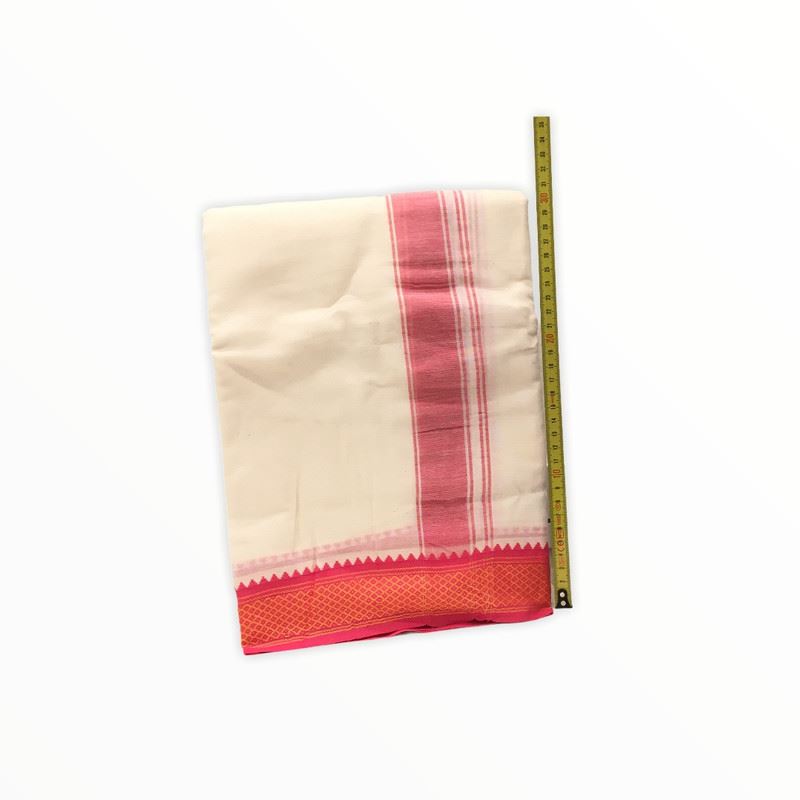 Men's Traditional Veshti / Dhoti / Vasti with Angavastram