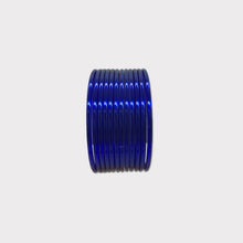 Load image into Gallery viewer, Colourful plastic Bangle Collection Modern Style Pretty Attractive Look Textured Colour Wrist Filler Indian Bollywood Thin Designer Jewellery Bracelets for Women. Set of 12.