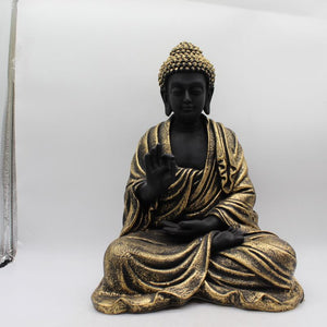 Buddha Sitting Medium,showpiece Decorative Statue Figurine God GiftBlack