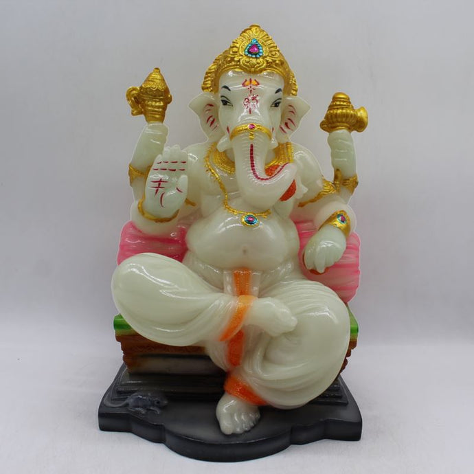 Ganesh Ganesha Ganpati vidhnyaharta Ganapati Hindu God Indian GodGlow in Dark