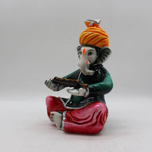 Load image into Gallery viewer, Indian Lord Ganesha Statue for Home &amp; office decor, temple, diwali Pooja,Sitting statue of lord Ganesha
