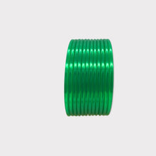 Load image into Gallery viewer, Colourful plastic Bangle Collection Modern Style Pretty Attractive Look Textured Colour Wrist Filler Indian Bollywood Thin Designer Jewellery Bracelets for Women. Set of 12.