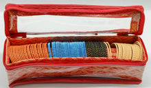Load image into Gallery viewer, 1 Roll Bangle Bracelet Cover Bag INDIAN Chudi Kangan Watch Travel Cases Storage