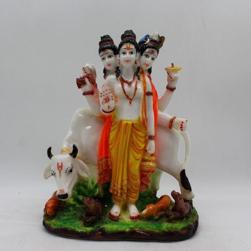 Dattatrey statue,Dattatreya / Dattatrey God Murti Idol Multi color