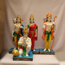 Load image into Gallery viewer, Ram Darbar, Ram Family, Ram,Sita,Laxman,Lakshman,Hanuman idol, statueMulti color