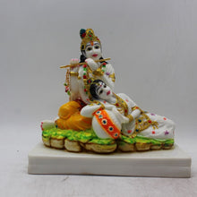 Load image into Gallery viewer, Radha Krishna,Radha Kanha Statue,for Home,office,temple,diwali Pooja white
