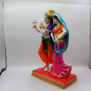 Radha Krishna,Radha Kanha Statue,for Home,office,temple,diwali Pooja Multi color
