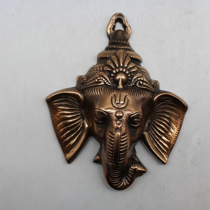 Lord Ganesha Wall Hanging -For Home Decor, Housewarming Gift, Hindu God of Luck..Metal Lord Ganesha Frame Wall Hanging Showpiece