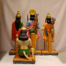 Load image into Gallery viewer, Ram Darbar, Ram Family, Ram,Sita,Laxman,Lakshman,Hanuman idol, statueMulti color