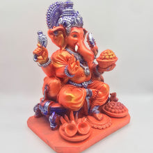 Load image into Gallery viewer, Ganesh Ganesha Ganpati Ganapati Hindu God Ganesh fiber idol