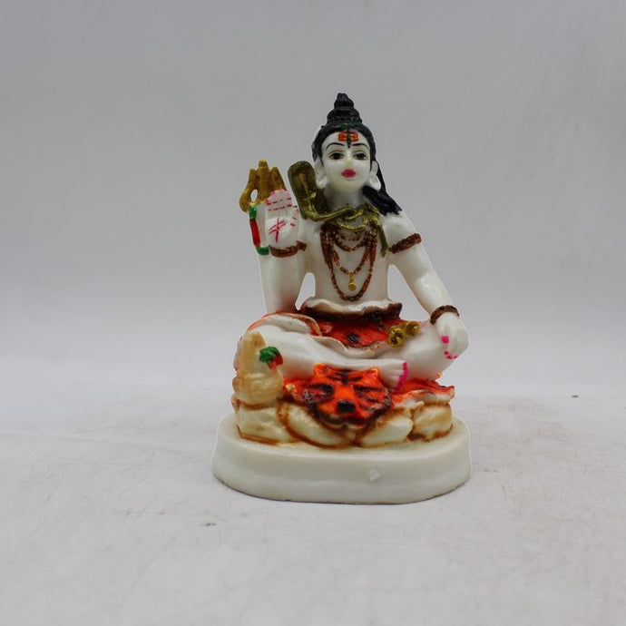 God Shiva,siva,Shankar,Mahadev,Sambhu, Bholenath statue Hindu God idol White