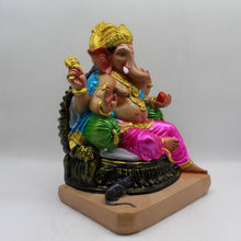 Load image into Gallery viewer, Ganesh Ganesha Ganpati Ganapati Hindu God Hindu God Ganesh fiber idolMulti Color