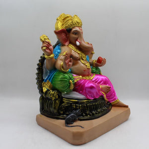Ganesh Ganesha Ganpati Ganapati Hindu God Hindu God Ganesh fiber idolMulti Color