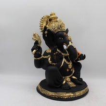 Load image into Gallery viewer, Lord Fancy Ganesha,Ganpati,Bal Ganesh,Ganesh vinayak,statue of Ganesha Black