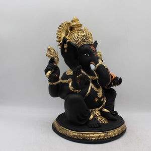 Lord Fancy Ganesha,Ganpati,Bal Ganesh,Ganesh vinayak,statue of Ganesha Black